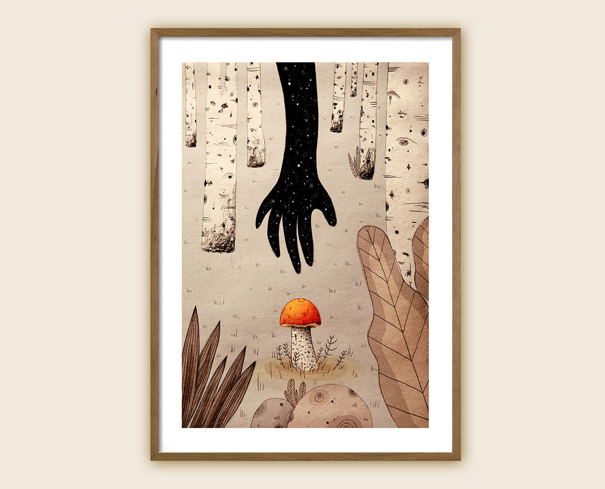 mushroom-art-print-maia-walczak