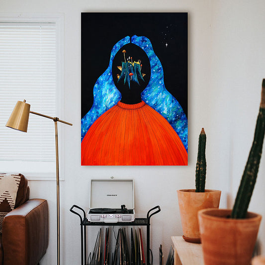 mushroom-art-cosmic-art-visionary-art-surreal-art-original-painting-cornwall-maia-walczak