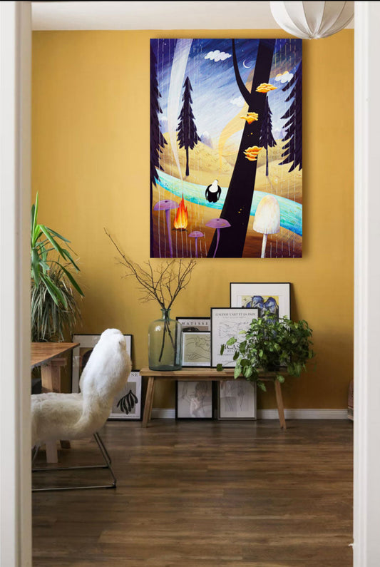 mushroom-art-nature-art-forest-art-spiritual-art-original-painting-cornwall-maia-walczak