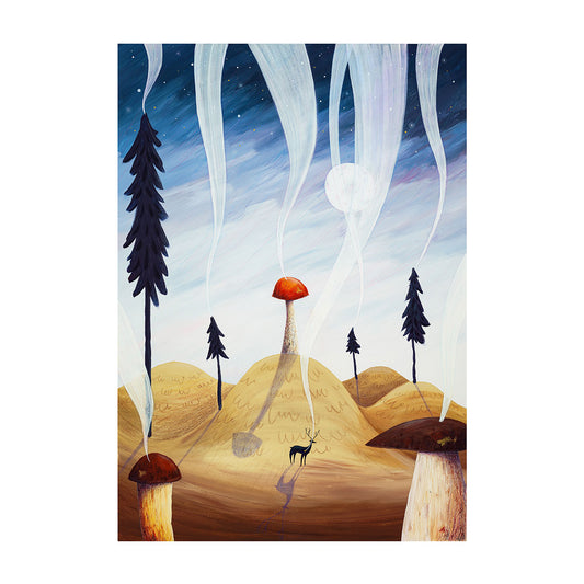 mushroom-art-print-maia-walczak