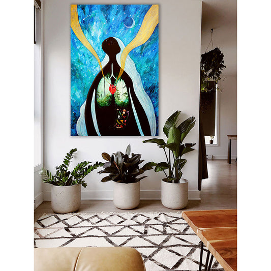 nature-art-spiritual-art-mushroom-art-forest-art-original-painting-on-wood-cornwall-maia-walczak