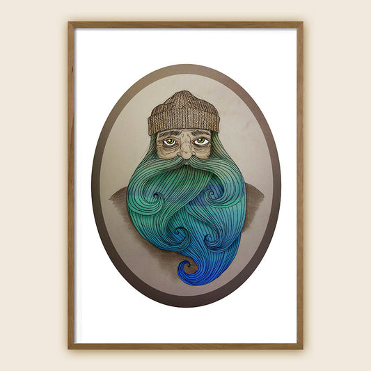 Beardy-Sailor-art-print-Maia-Walczak