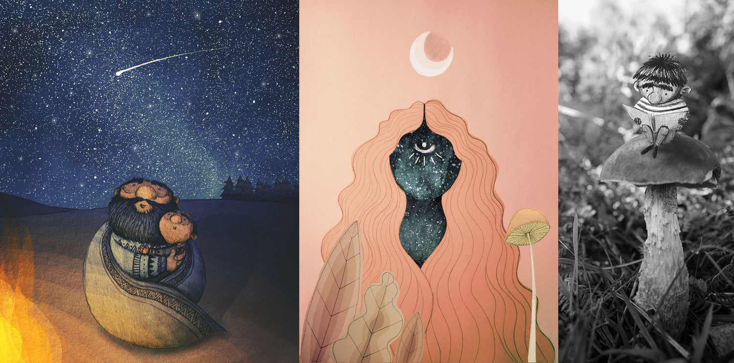 childrens-illustrator-spiritual-art-nature-art-mushroom-art-maia-walczak-cornwall
