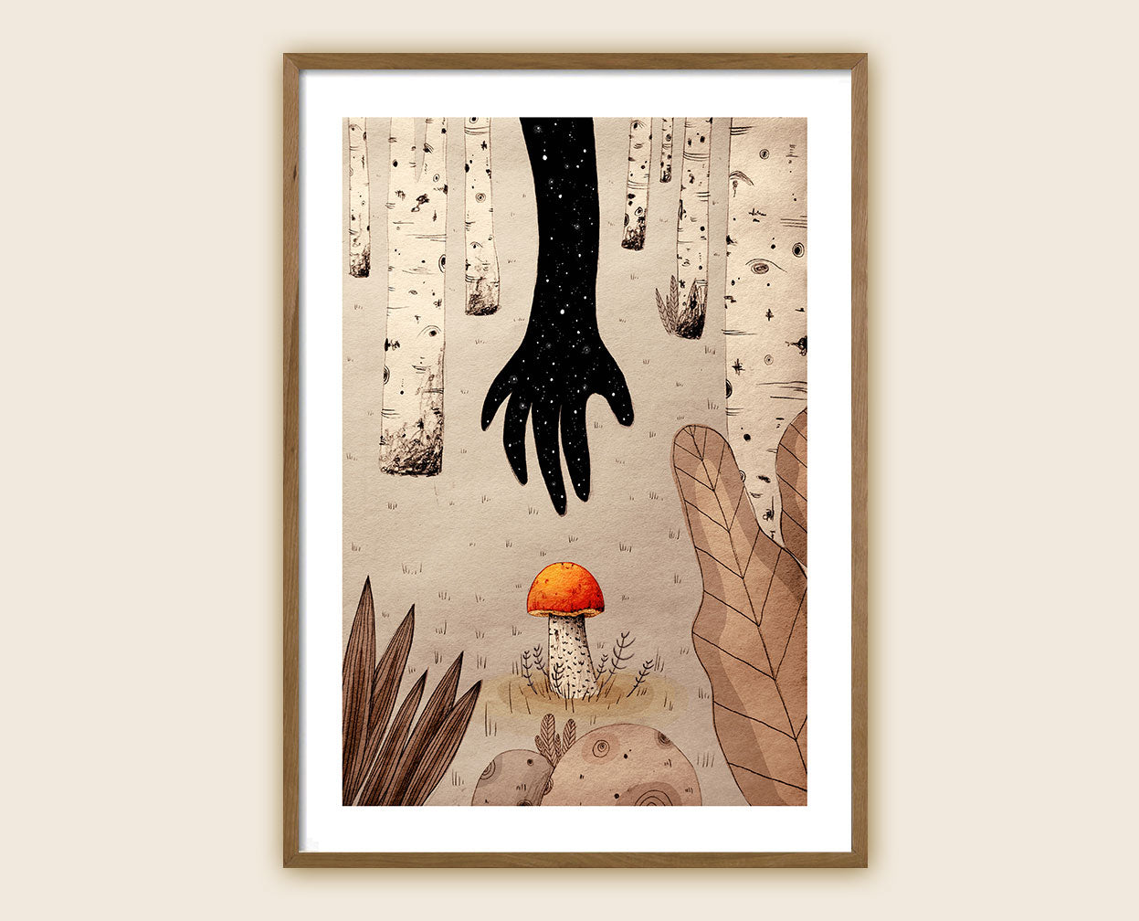 mushroom-art-print-maia-walczak