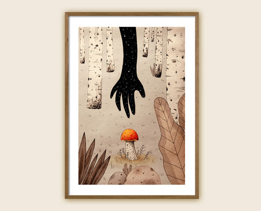 mushroom-art-print-maia-walczak