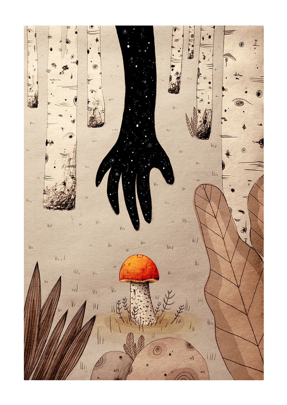 mushroom-art-print-maia-walczak