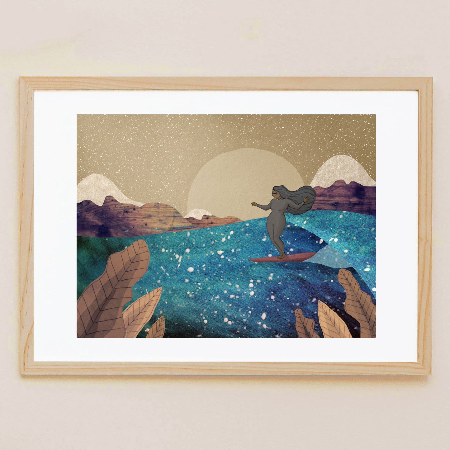 surfer-girl-art-print-surf-art-cornwall-maia-walczak