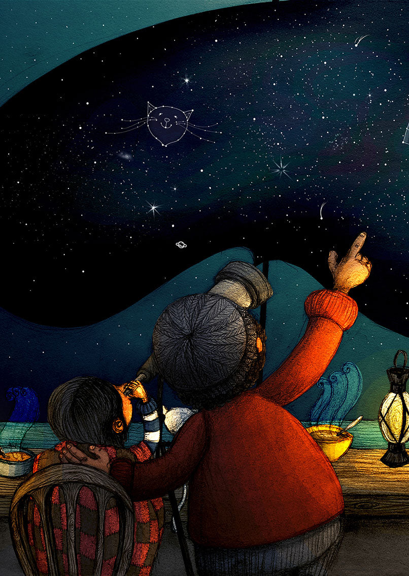 childrens-book-illustration-star-gazing-maia-walczak-cornwall