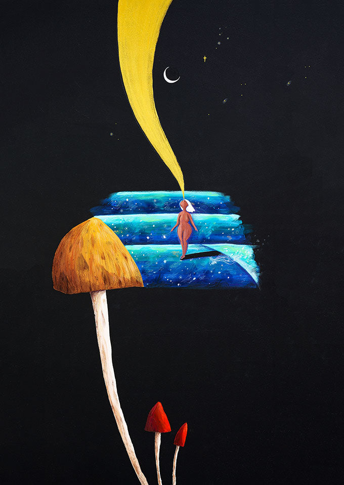surf-art-mushroom-art-psychedelic-art-surf-girl-original-painting-cornwall-maia-walczak