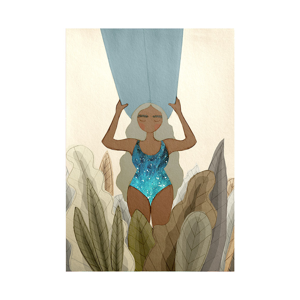 surf-art-print-surf-girl-cornwall-maia-walczak