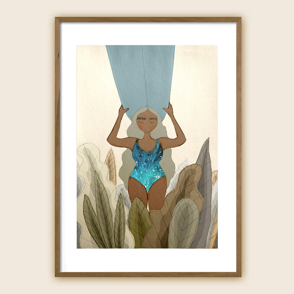 surf-art-print-surf-girl-cornwall-maia-walczak