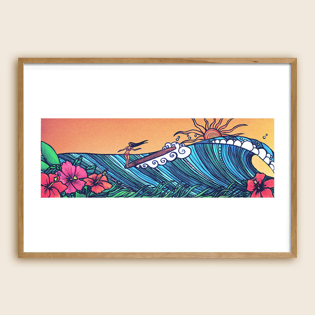 surf-art-print-surf-girl-cornwall-maia-walczak