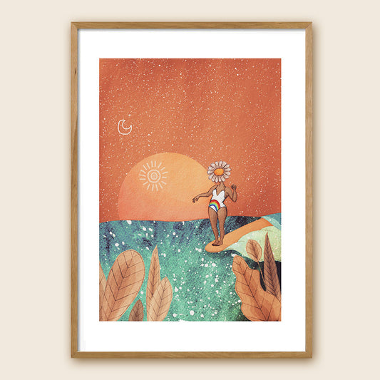 surf-art-print-surf-girl-cornwall-maia-walczak